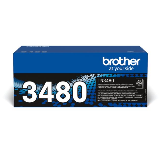 ORIGINAL Brother toner nero TN-3480 3480 ~8000 Seiten - Brother - 4977766755658