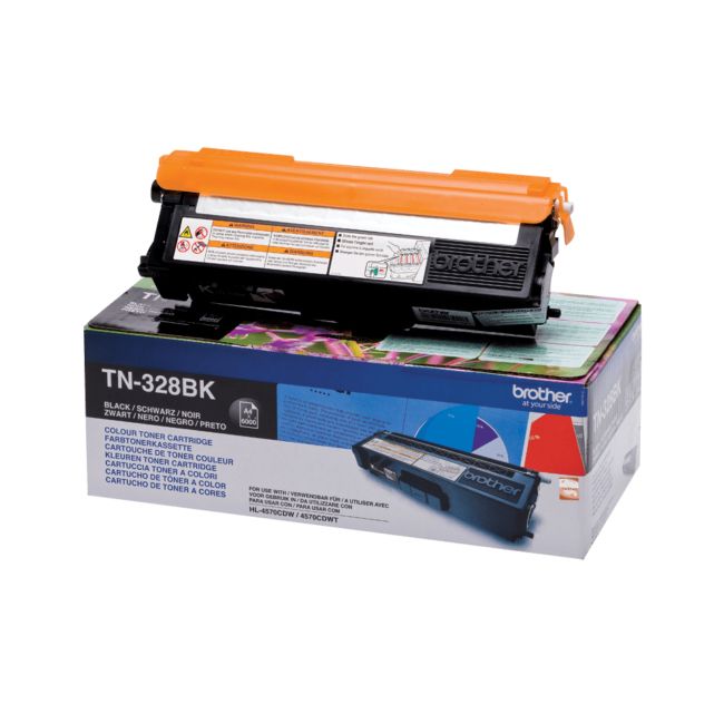 ORIGINAL Brother toner nero TN-328BK 328 ~6000 Seiten - Brother - 4977766679428
