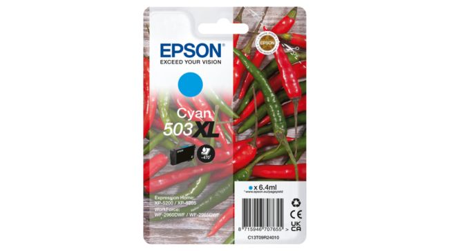 ORIGINAL Epson Cartuccia d'inchiostro ciano C13T09R24010 503 XL ~470 Seiten 6,4ml - Epson - 8715946707655