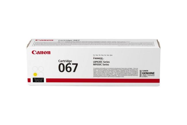 ORIGINAL Canon toner giallo 067 y 5099C002 ~1250 Seiten - Canon - 4549292187434
