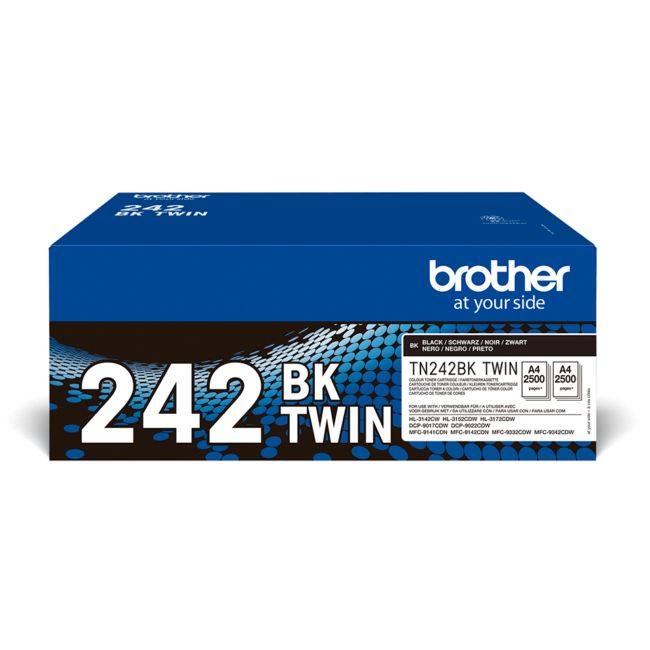 ORIGINAL Brother Multipack nero TN-242BK TWIN ~2500 Seiten - Brother - 4977766812818