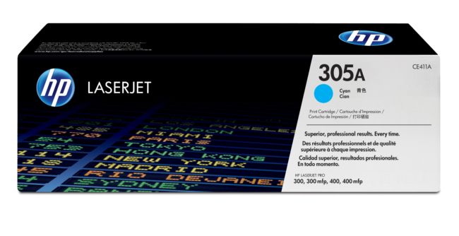 ORIGINAL HP toner ciano CE411A 305A ~2600 Seiten - HP - 884962772362