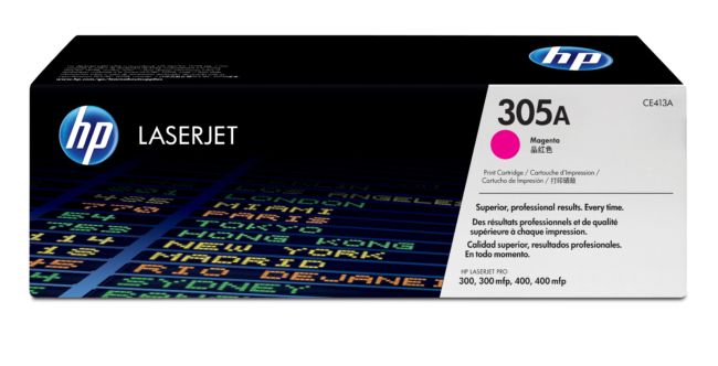 ORIGINAL HP toner magenta CE413A 305A ~2600 Seiten - HP - 884962772386