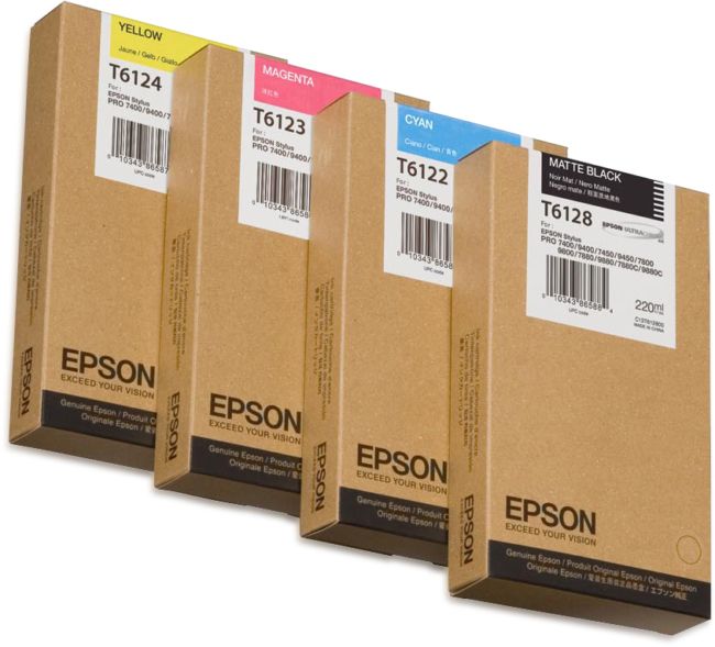 ORIGINAL Epson Cartuccia d'inchiostro ciano C13T612200 T6122 220ml - Epson - 010343865853