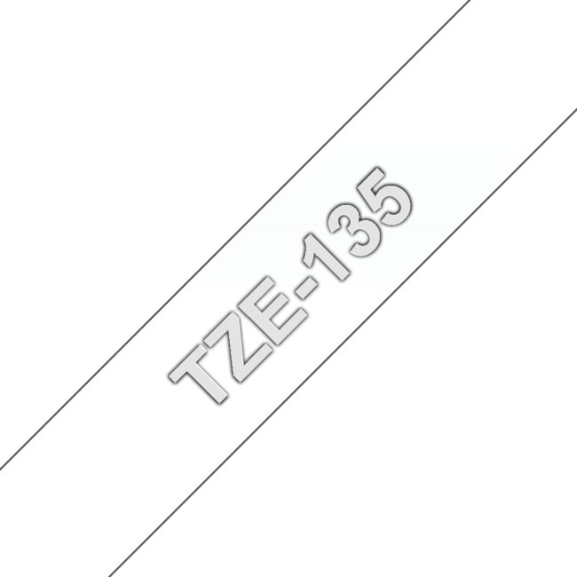 ORIGINAL Brother Nastro Bianco su trasparente TZe-135 TZ-135 12 mm x 8 m, laminato - Brother - 4977766684903