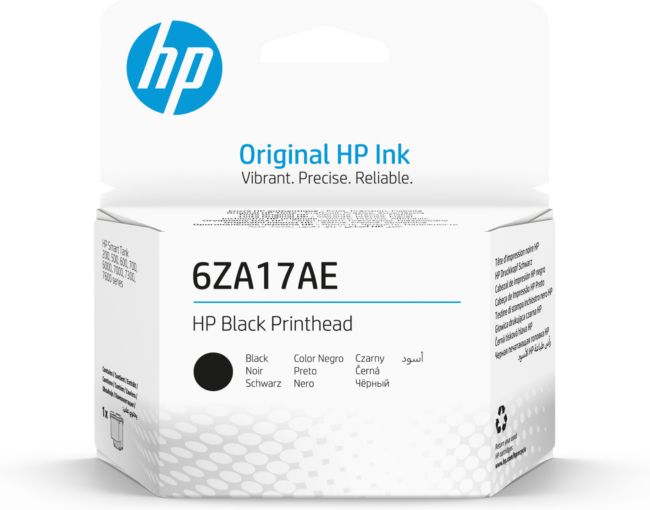 ORIGINAL HP Testina per stampa nero 6ZA17AE 500/600 Serie Testina di stampa originale 6ZA17AE, nero - HP - 193905589869