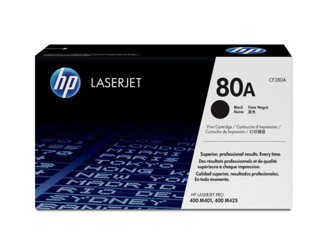 ORIGINAL HP toner nero CF280A 80A ~2560 Seiten standard - HP - 886111144143