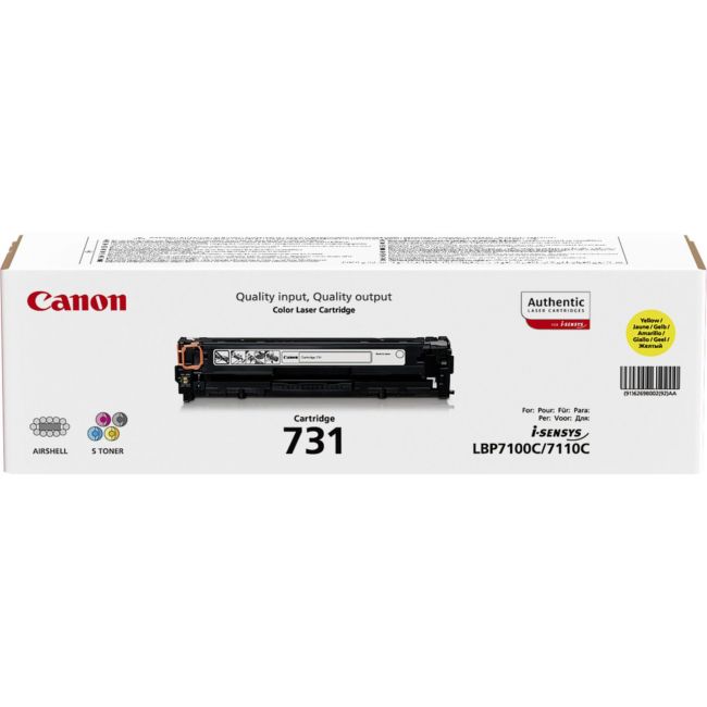 ORIGINAL Canon toner giallo 731 Y 6269B002 ~1500 Seiten - Canon - 4960999904665