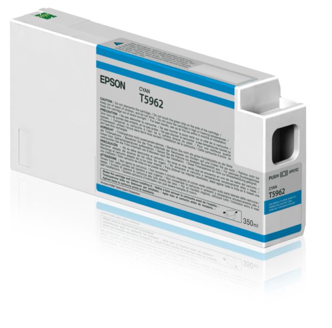 ORIGINAL Epson Cartuccia d'inchiostro ciano C13T596200 T5962 350ml cartuccia Ultra Chrome HDR - Epson - 010343868403