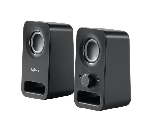 ORIGINAL Logitech Accessori per computer nero 980-000814 Z150 Lautsprecher Altoparlanti Logitech, Nero, sistema di altoparlanti multimediali 2.0, jack da 3,5 mm, suono pieno, facile da maneggiare - Logitech - 5099206048782