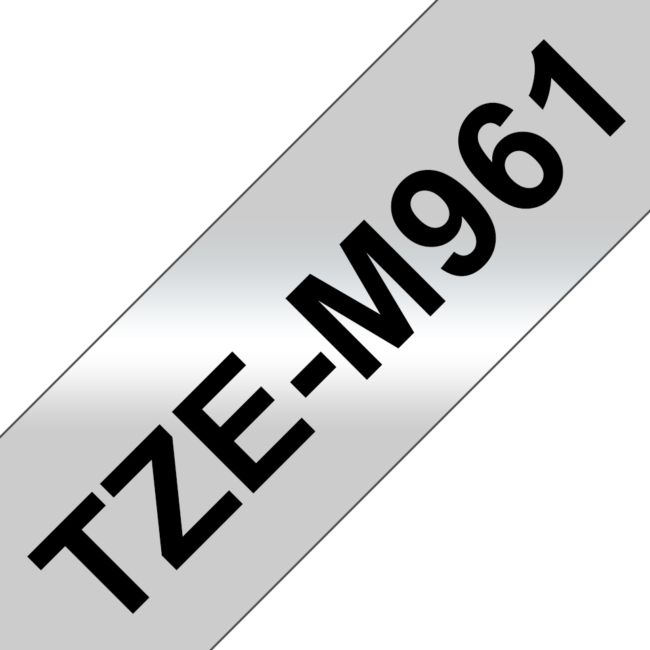 ORIGINAL Brother Nastro Nero su argento TZe-M961 TZ-M961 36 mm x 8 m, laminato - Brother - 4977766692908
