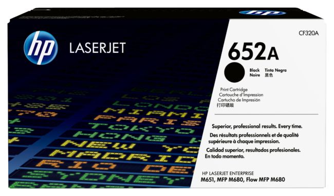 ORIGINAL HP toner nero CF320A 652A ~11500 Seiten - HP - 886112501112