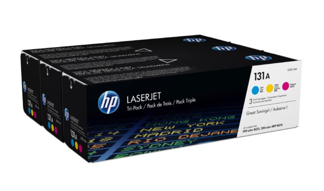ORIGINAL HP Multipack ciano / magenta / giallo U0SL1AM 131A CF211A + CF212A + CF213A - HP - 888182055885