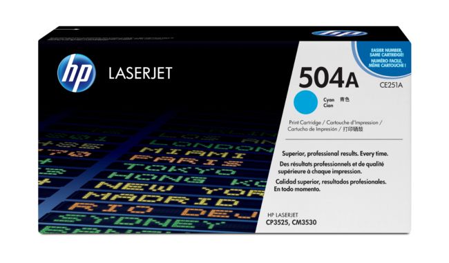 ORIGINAL HP toner ciano CE251A 504A ~7000 Seiten - HP - 883585595709