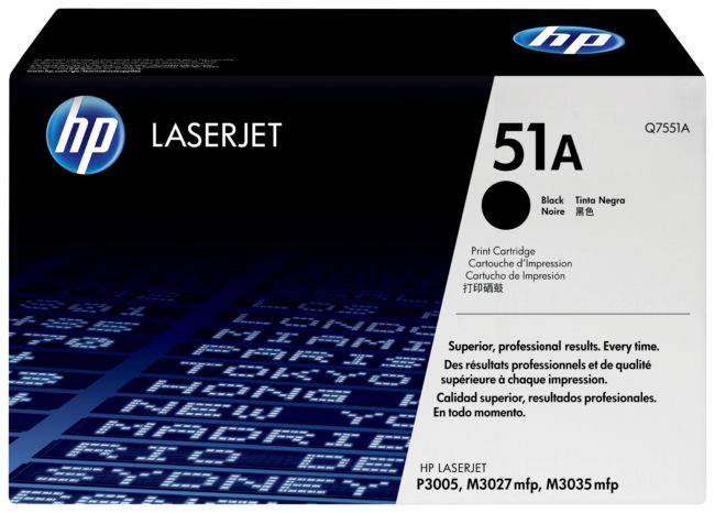 ORIGINAL HP toner nero Q7551A 51A ~6500 Seiten - HP - 882780389052