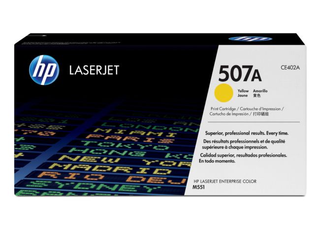 ORIGINAL HP toner giallo CE402A 507A ~6000 Seiten - HP - 884962554586
