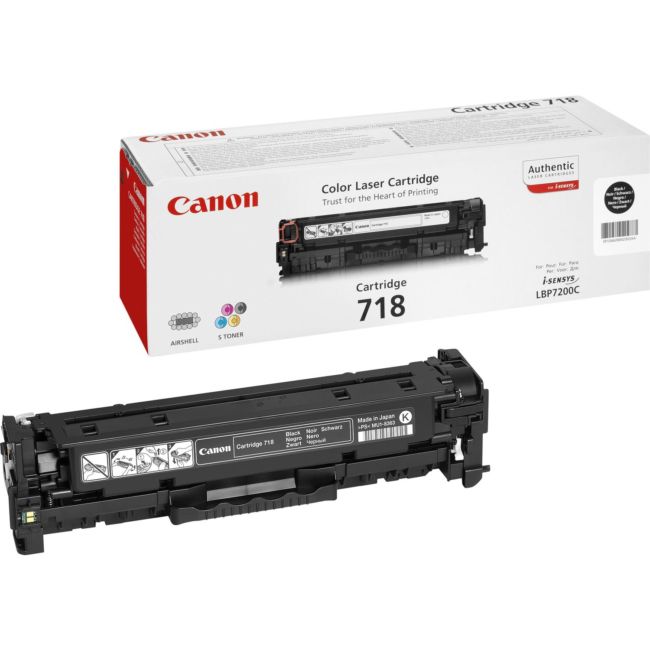 ORIGINAL Canon toner nero 718 BK 2662B002 ~3400 Seiten - Canon - 4960999628639
