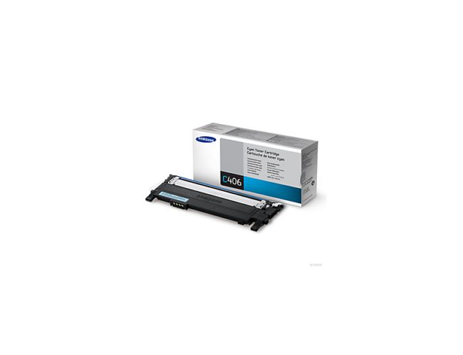 ORIGINAL Samsung toner ciano CLT-C406S ST984A ~1000 Seiten - Samsung - 8806085024052