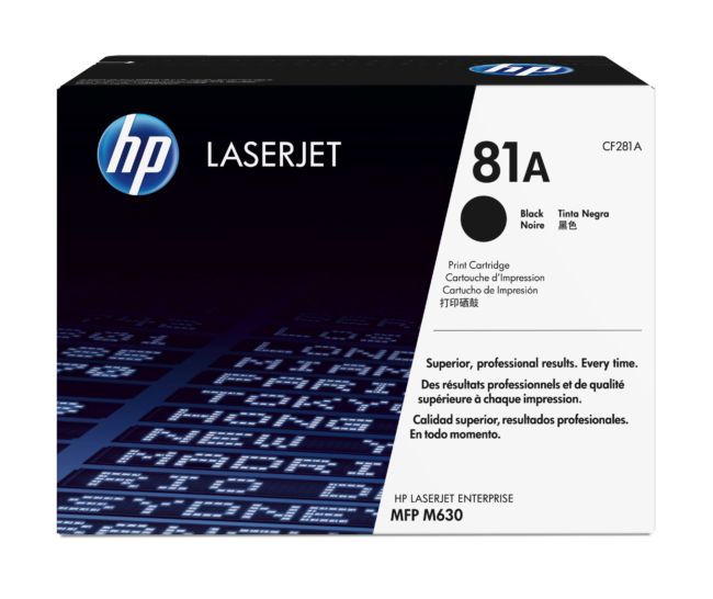 ORIGINAL HP toner nero CF281A 81A ~10500 Seiten standard - HP - 887758147894