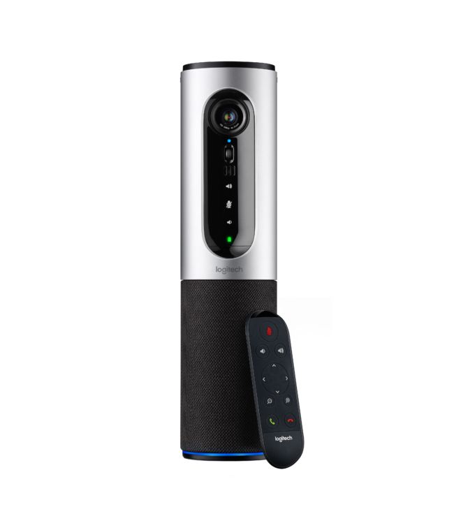 ORIGINAL Logitech Accessori per computer Argento / nero 960-001034 ConferenceCam Connect Logitech ConferenceCam Connect, risoluzione Full HD 1080p, Bluetooth, zoom digitale 4x, LED della fotocamera per la visualizzazione attiva dello streaming, audio a banda larga a 360° - Logitech - 5099206059030