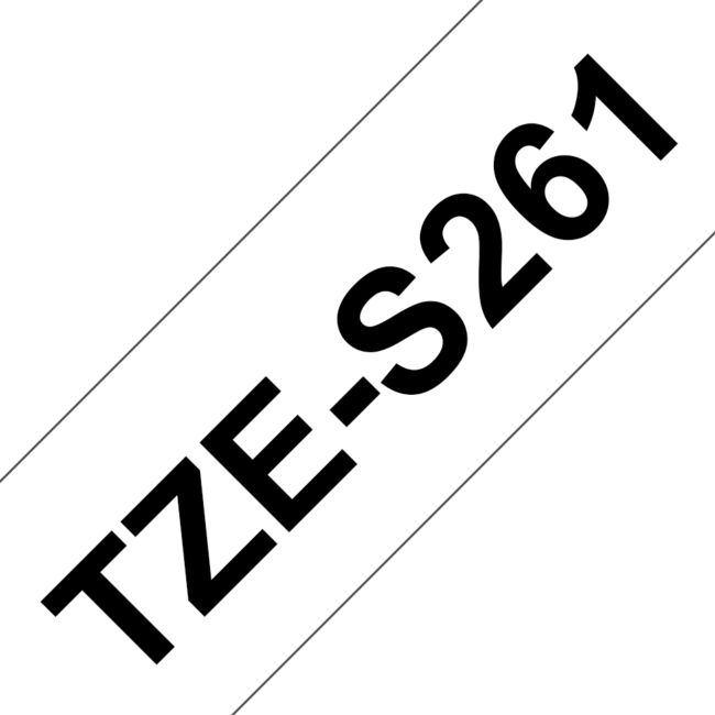 ORIGINAL Brother Nastro Nero su bianco TZe-S261 TZ-S261 36 mm x 8 m, laminato - Brother - 4977766692939