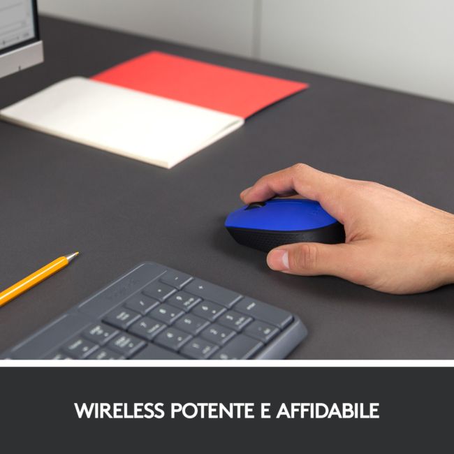 ORIGINAL Logitech Accessori per computer Blu 910-004640 M171 - Maus M171 Wireless mouse - Logitech - 5099206062863
