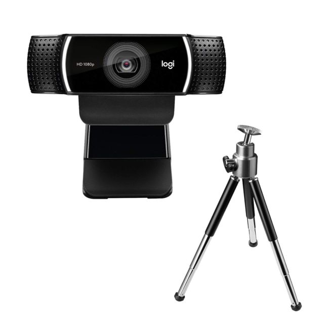 ORIGINAL Logitech Accessori per computer nero 960-001088 C922 Pro HD Webcam Web camera Logitech, colore, Full HD, 1080p a 30 fotogrammi al secondo, 720p a 60 fotogrammi al secondo, regolazione automatica per luce scarsa - Logitech - 5099206066977
