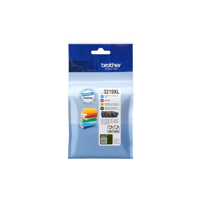 ORIGINAL Brother Multipack nero / ciano / magenta / giallo LC-3219XL LC3219XLVALDR - Brother - 4977766767026