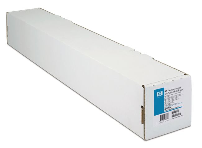 ORIGINAL HP Carta Bianco Q7996A Carta fotografica a rapida asciugatura Premium, satinata - 1067 mm x 30.5 m - HP - 848412013351
