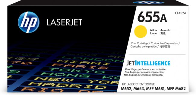 ORIGINAL HP toner giallo CF452A 655A ~10500 Seiten - HP - 889894325433