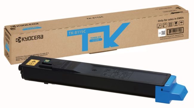 ORIGINAL Kyocera toner ciano TK-8115C 1T02P3CNL0 ~6000 Seiten - Kyocera - 632983047101