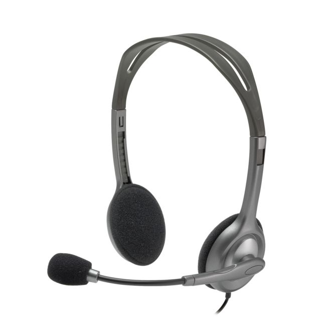 ORIGINAL Logitech Accessori per computer nero / Argento 981-000271 Stereo Headset H110 - Logitech - 5099206022423