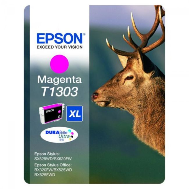 ORIGINAL Epson Cartuccia d'inchiostro magenta C13T13034012 T1303 XL ~755 Seiten 10,1ml - Epson - 8715946465678