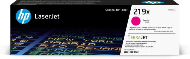 ORIGINAL HP toner magenta W2193X 219X ~2500 Seiten - HP - 195161016332