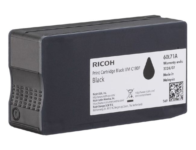 ORIGINAL Ricoh Cartuccia d'inchiostro nero 408517 Black IJM C180F ~2000 Seiten - Ricoh - 4961311967764