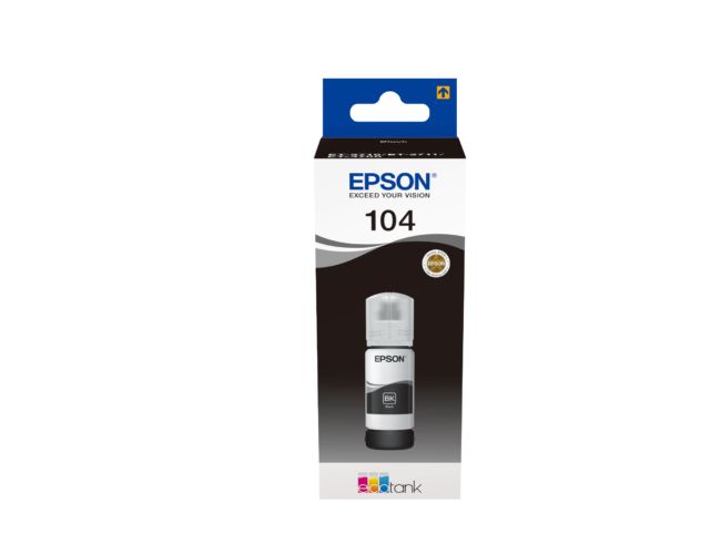ORIGINAL Epson Cartuccia d'inchiostro nero C13T00P140 104 ~4500 Seiten 65ml - Epson - 8715946655802