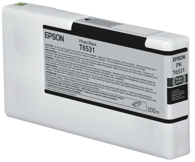 ORIGINAL Epson Cartuccia d'inchiostro Nero (Foto) C13T653100 T6531 200ml - Epson - 010343877610