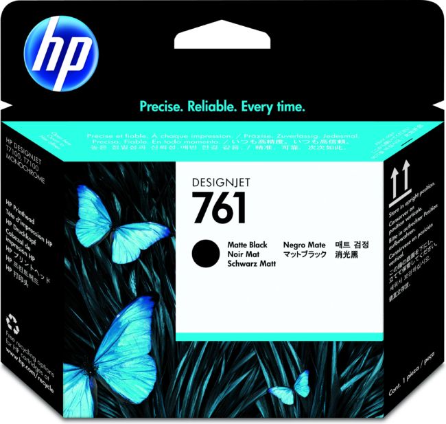 ORIGINAL HP Testina per stampa Nero (opaco) CH648A 761 - HP - 885631448236