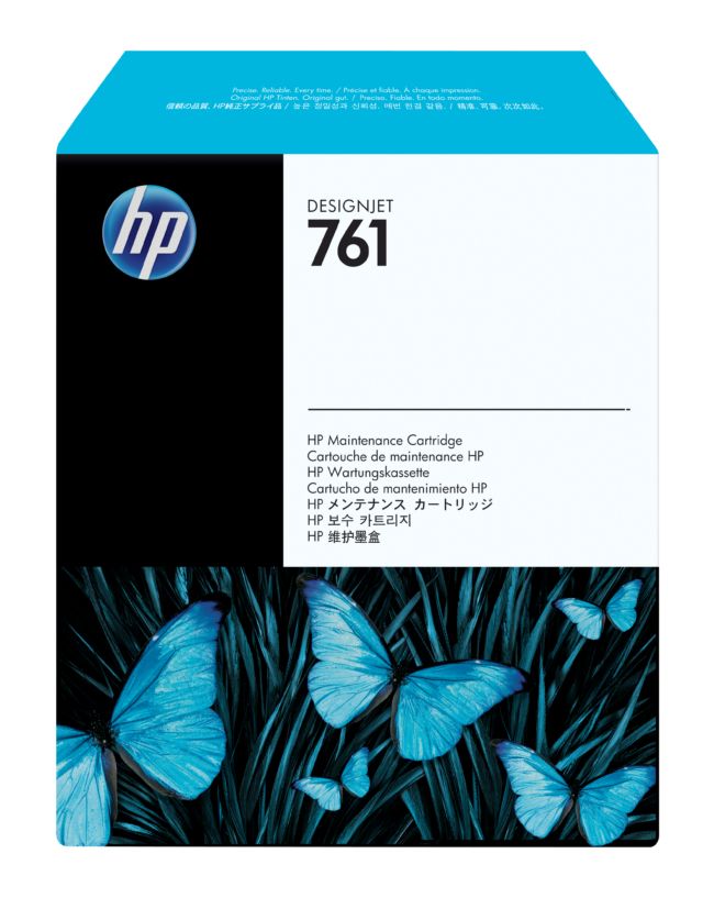 ORIGINAL HP Cartuccia d'inchiostro Trasparente CH649A 761 cartuccia per pulire - HP - 885631448342