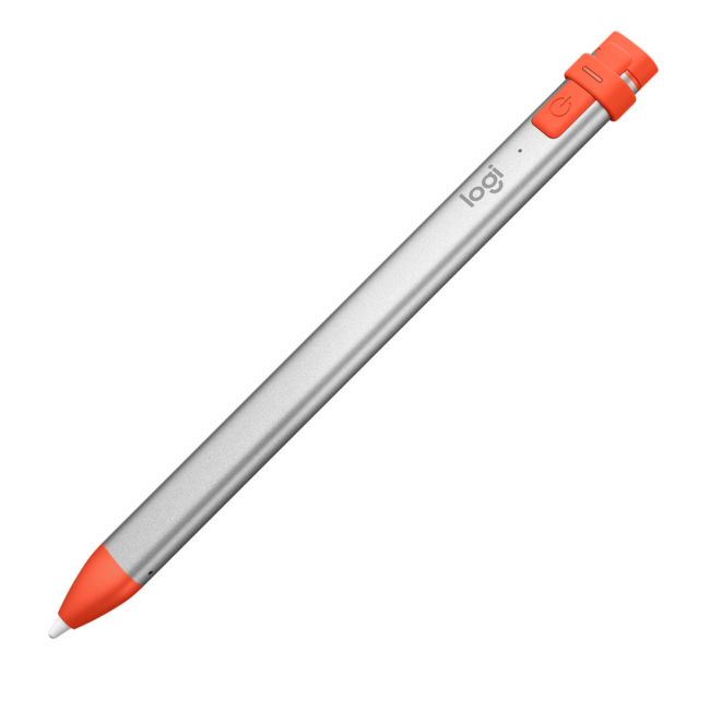 ORIGINAL Logitech Accessori per computer Arancione / Argento 914-000046 Crayon - Zeichenstift für iPads - Logitech - 5099206082434