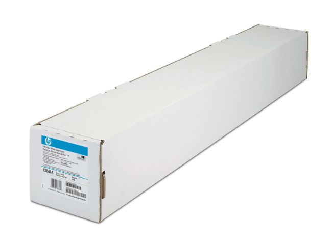 ORIGINAL HP Carta Bianco Q1444A Bright White Inkjet Paper 841 mm x 45.7 m, 90 g/m², Opaca - HP - 848412014112