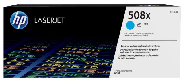 ORIGINAL HP toner ciano CF361X 508X ~9500 Seiten alta capacità - HP - 888793237618