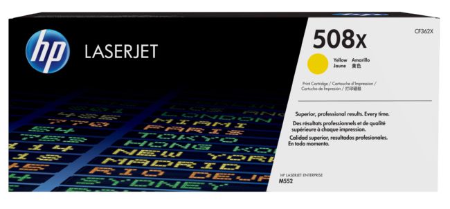 ORIGINAL HP toner giallo CF362X 508X ~9500 Seiten alta capacità - HP - 888793237625