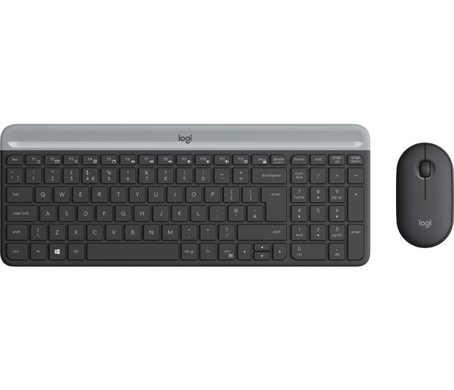 ORIGINAL Logitech Accessori per computer graphite 920-009188 MK470 - Tastatur-Maus - Set - Logitech - 5099206086449