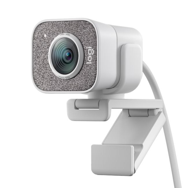 ORIGINAL Logitech Accessori per computer Bianco 960-001297 StreamCam Full HD, 1080p, 60 fps, f/2.0, 3.7 mm, 78°, USB C, USB 3.1, 1.5 m, Bianco, 58 x 48 x 85 mm, 222 g - Logitech - 5099206087682