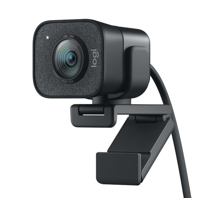 ORIGINAL Logitech Accessori per computer nero 960-001281 StreamCam Full HD Full HD, 1080p, 60 fps, f/2.0, 3.7 mm, 78°, USB C, USB 3.1, 1.5 m, Grafite, 58 x 48 x 85 mm, 222 g - Logitech - 5099206087187