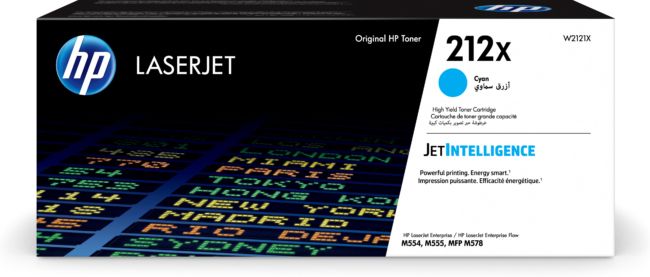 ORIGINAL HP toner ciano W2121X 212X ~10000 Seiten - HP - 194441428902