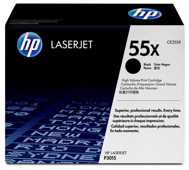 ORIGINAL HP toner nero CE255X 55X ~12500 Seiten - HP - 884420133704