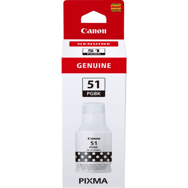 ORIGINAL Canon Cartuccia d'inchiostro Nero (Foto) GI-51PGBK 4529C001 ~6000 Seiten 135ml - Canon - 4549292169546