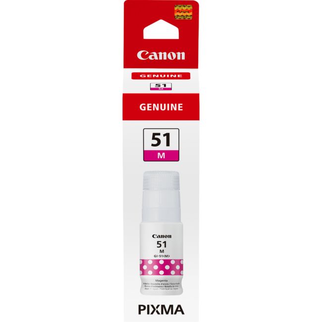 ORIGINAL Canon Cartuccia d'inchiostro magenta GI-51M 4547C001 ~7000 Seiten 70ml - Canon - 4549292169843